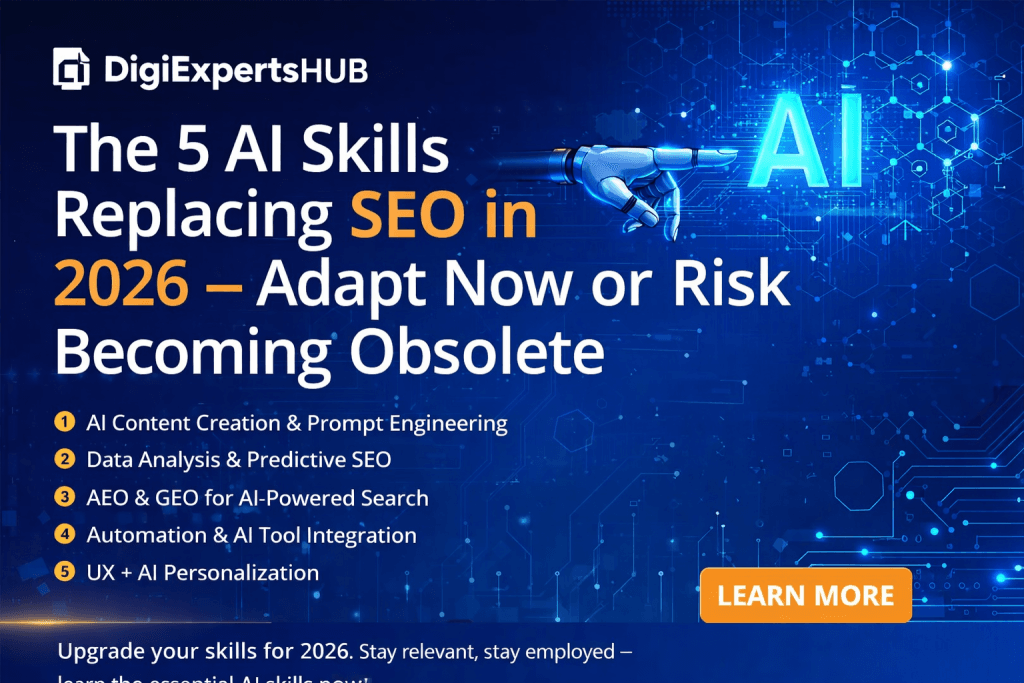 SEO Is Dead? 5 AI Skills You Need in 2026 