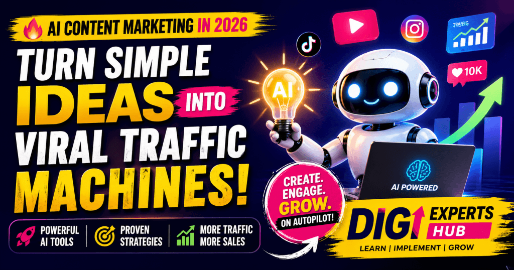 🔥 AI Content Marketing 2026: Turn Ideas Into 